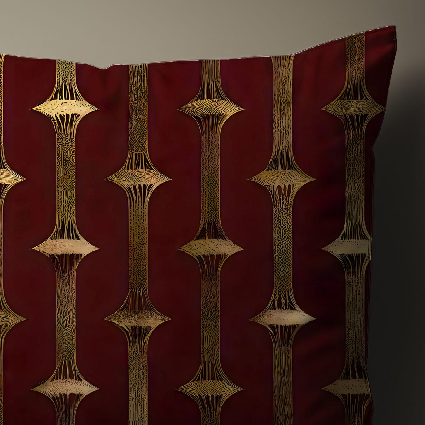 Bamboo Stripe Throw Pillow
