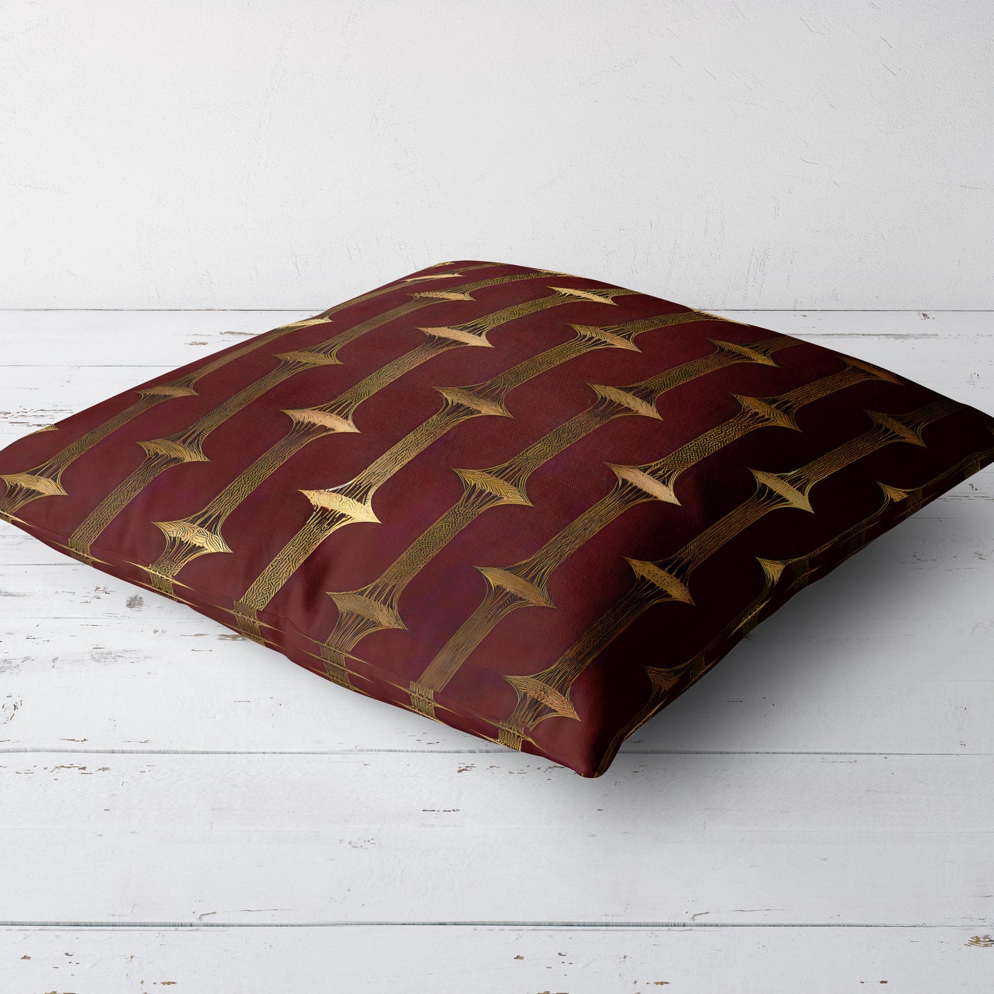 Bamboo Stripe Throw Pillow