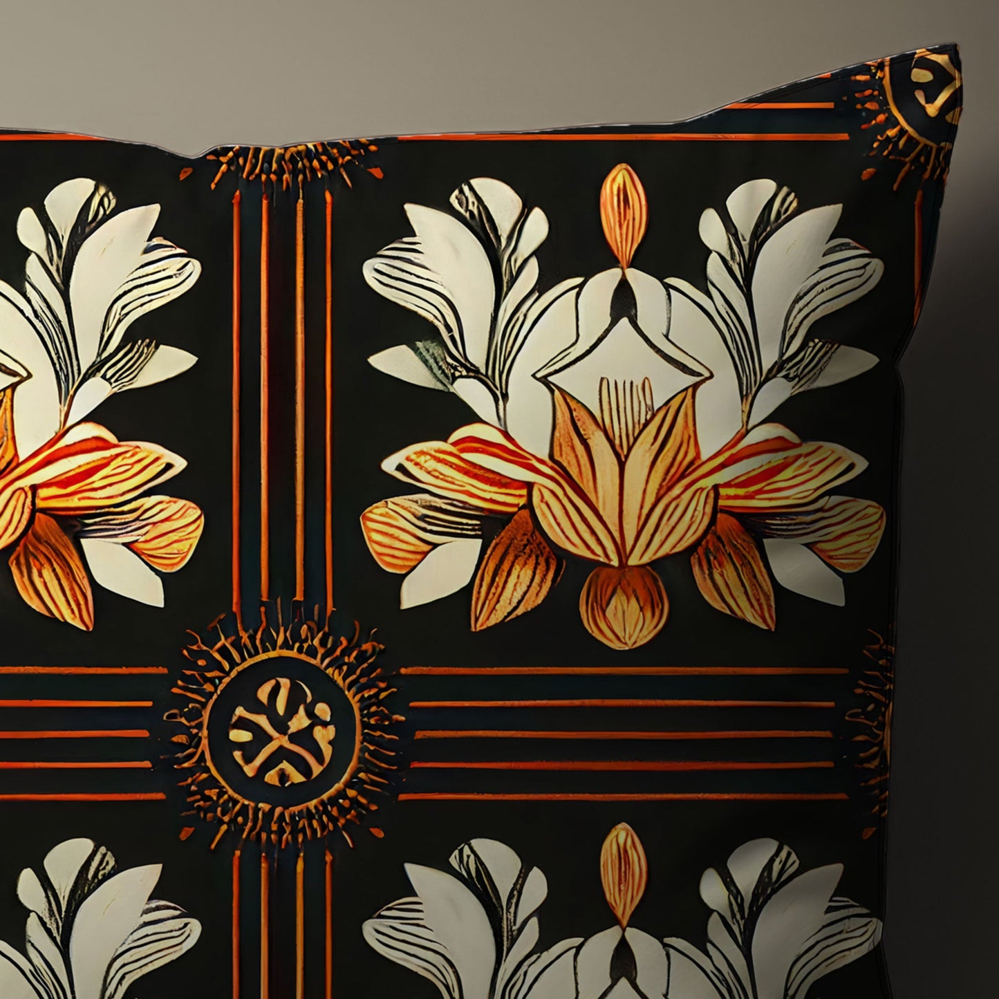 Odyssey Art Nouveau Throw Pillow