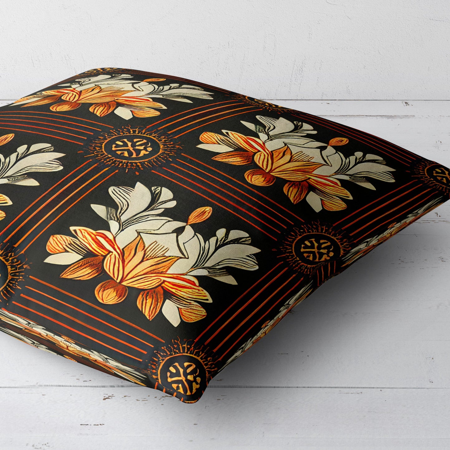 Odyssey Art Nouveau Throw Pillow