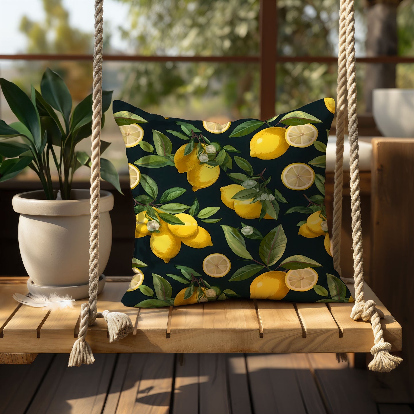 Lemon Throw Pillow