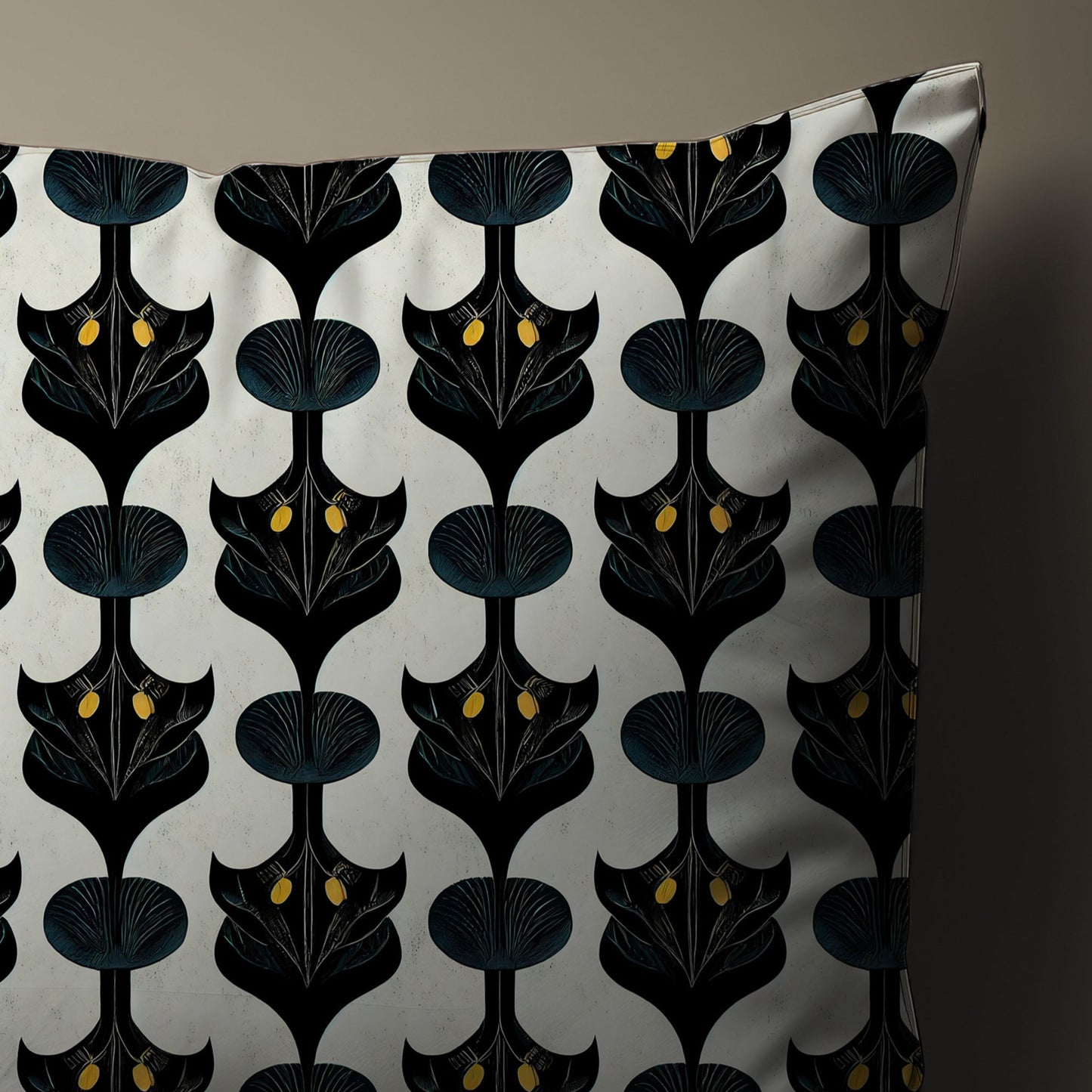 Bat Abstract Throw Pillow