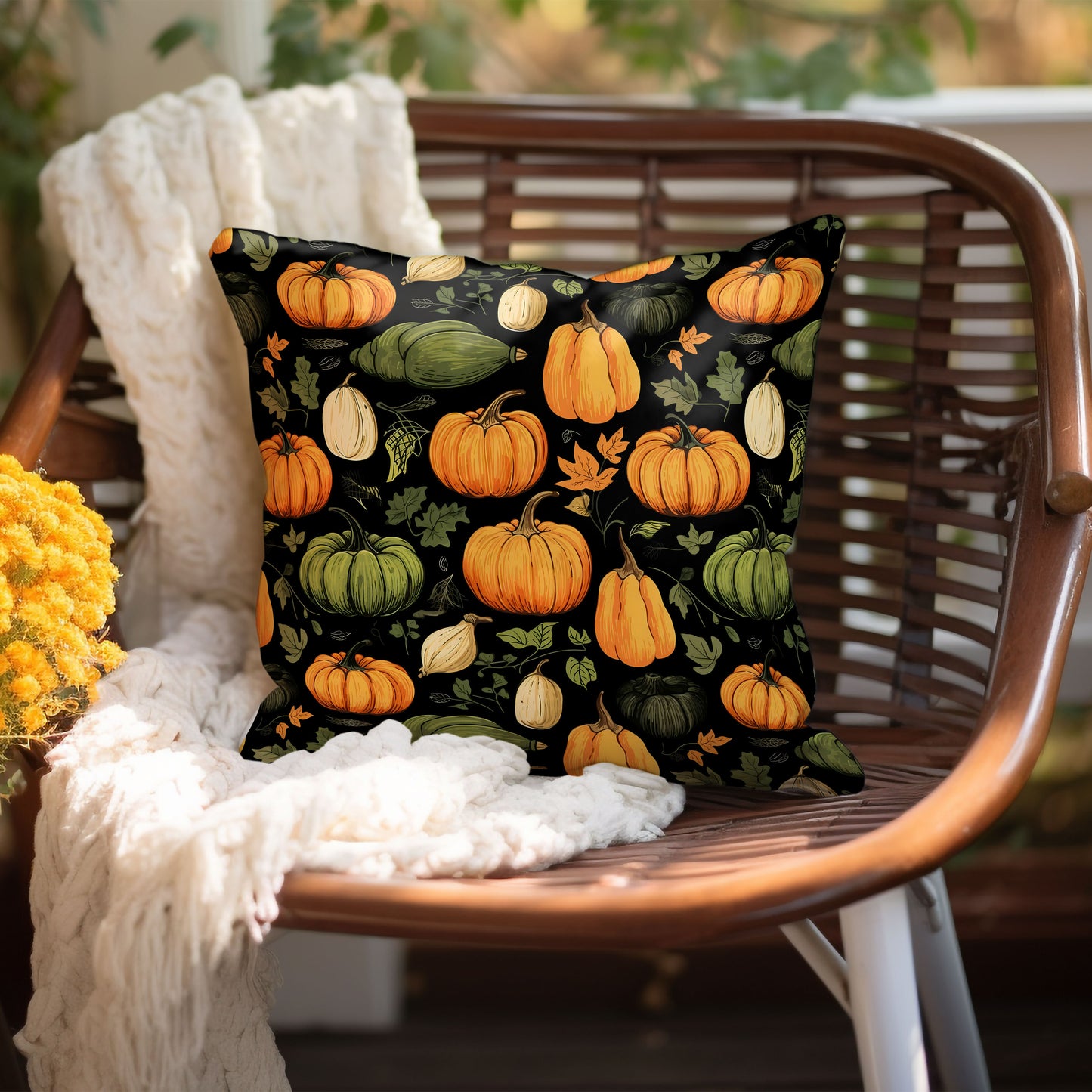 Pumpkin Throw Pillow