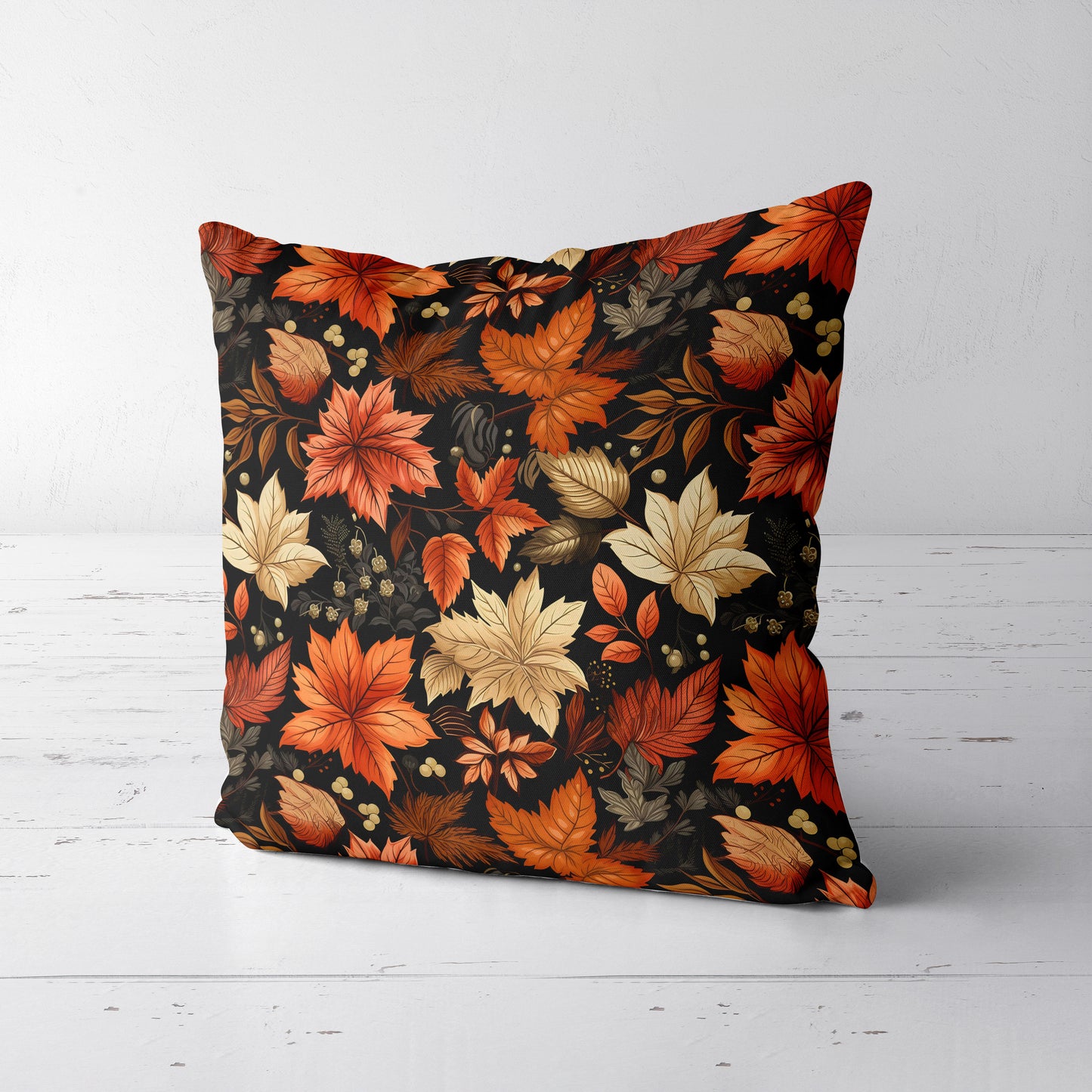 Autumn Leaves Throw Pillow