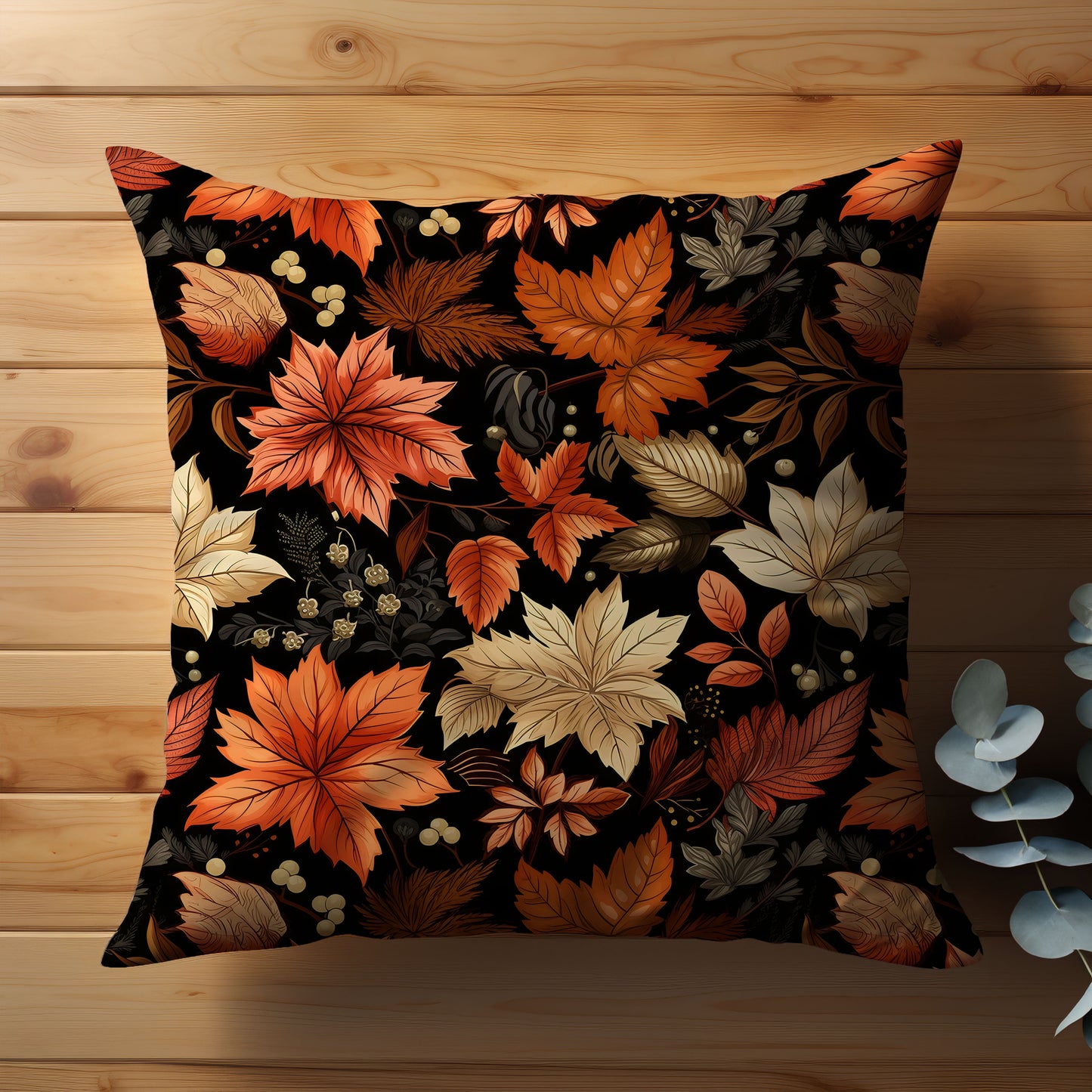 Autumn Leaves Throw Pillow