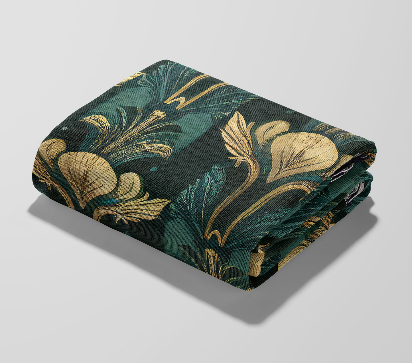 Art Deco Woven Throw Blanket