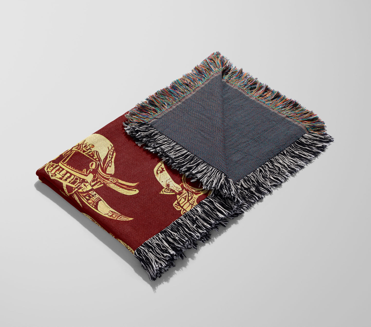 Pirate Skull Woven Throw Blanket
