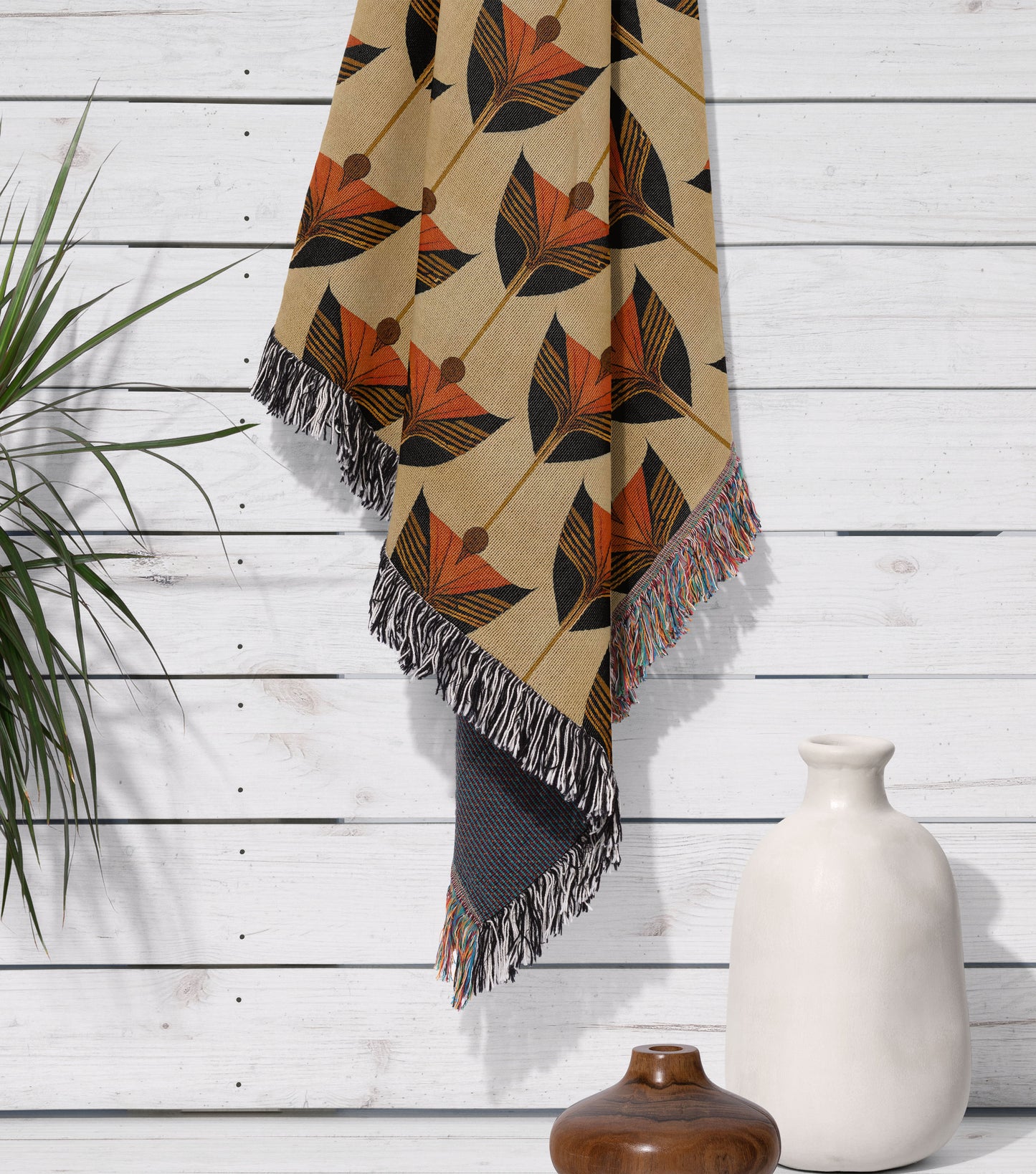 Odyssey Art Deco Woven Throw Blanket