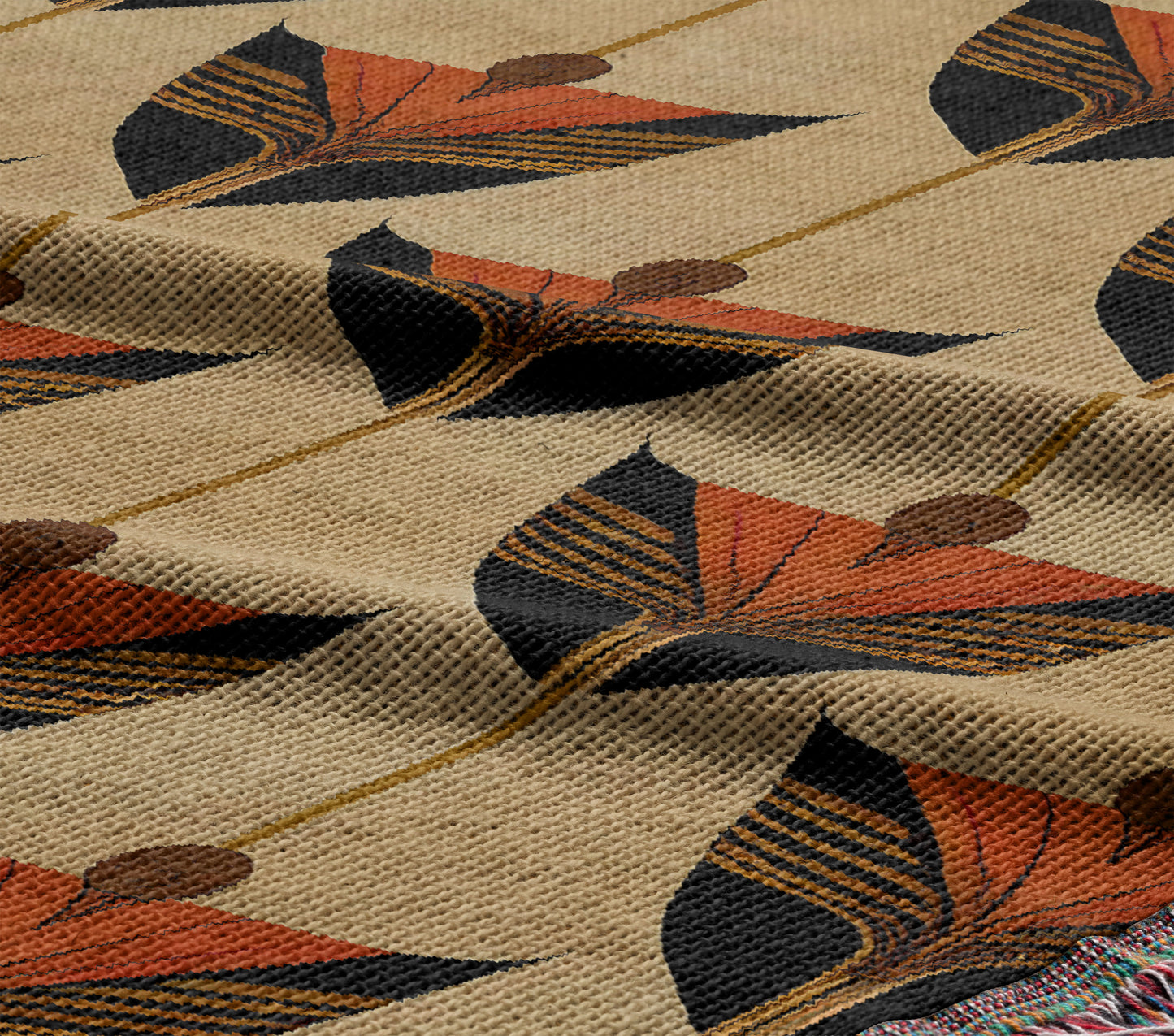 Odyssey Art Deco Woven Throw Blanket