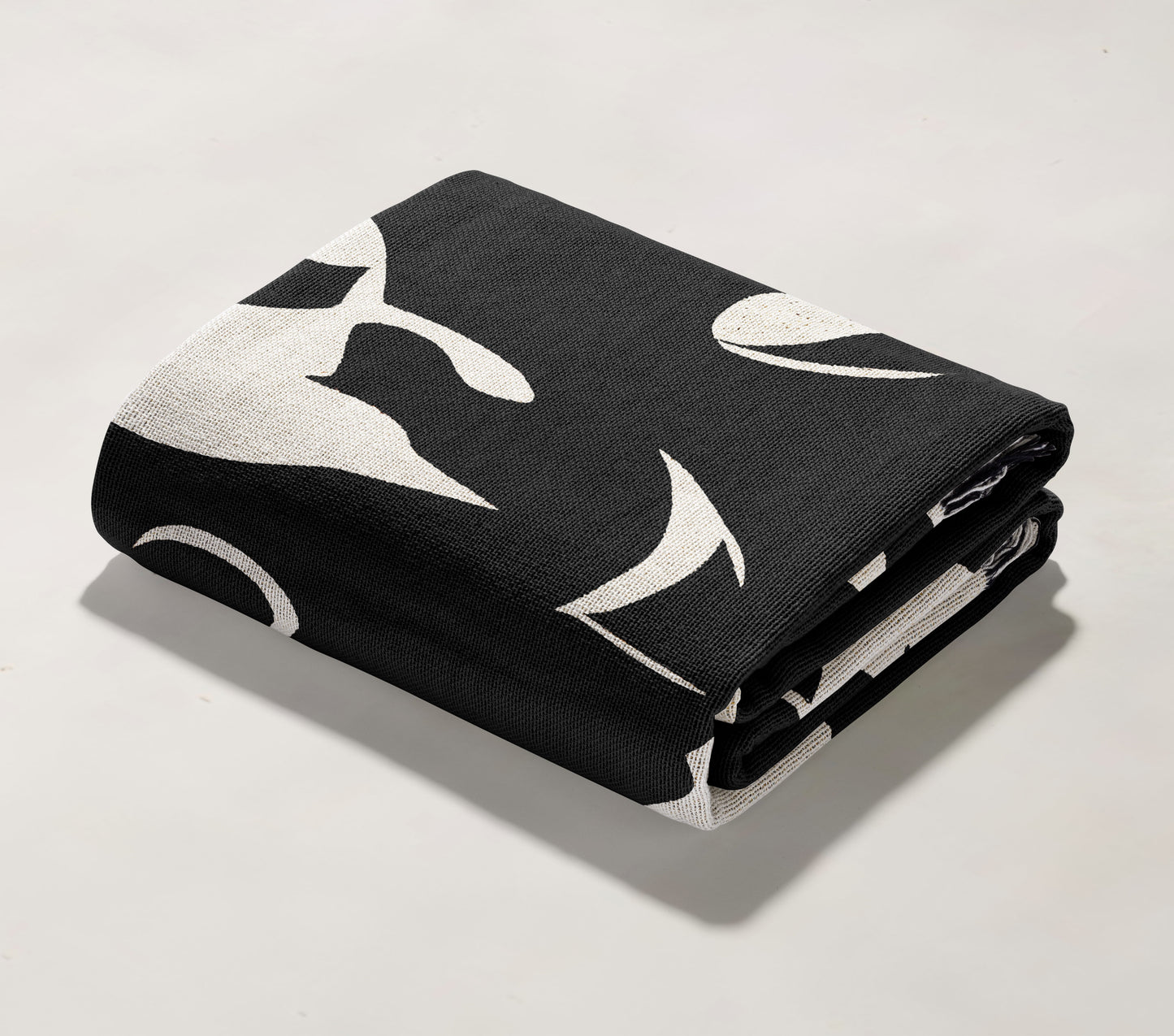 Mask and Vine Woven Throw Blanket