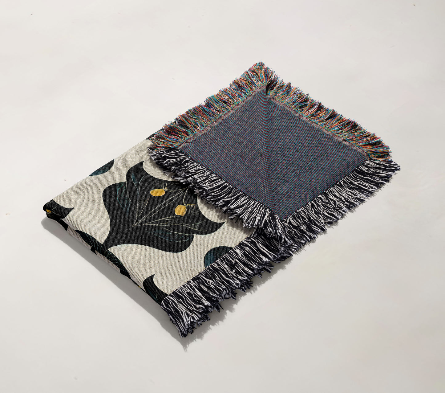 Bat Abstract Woven Throw Blanket