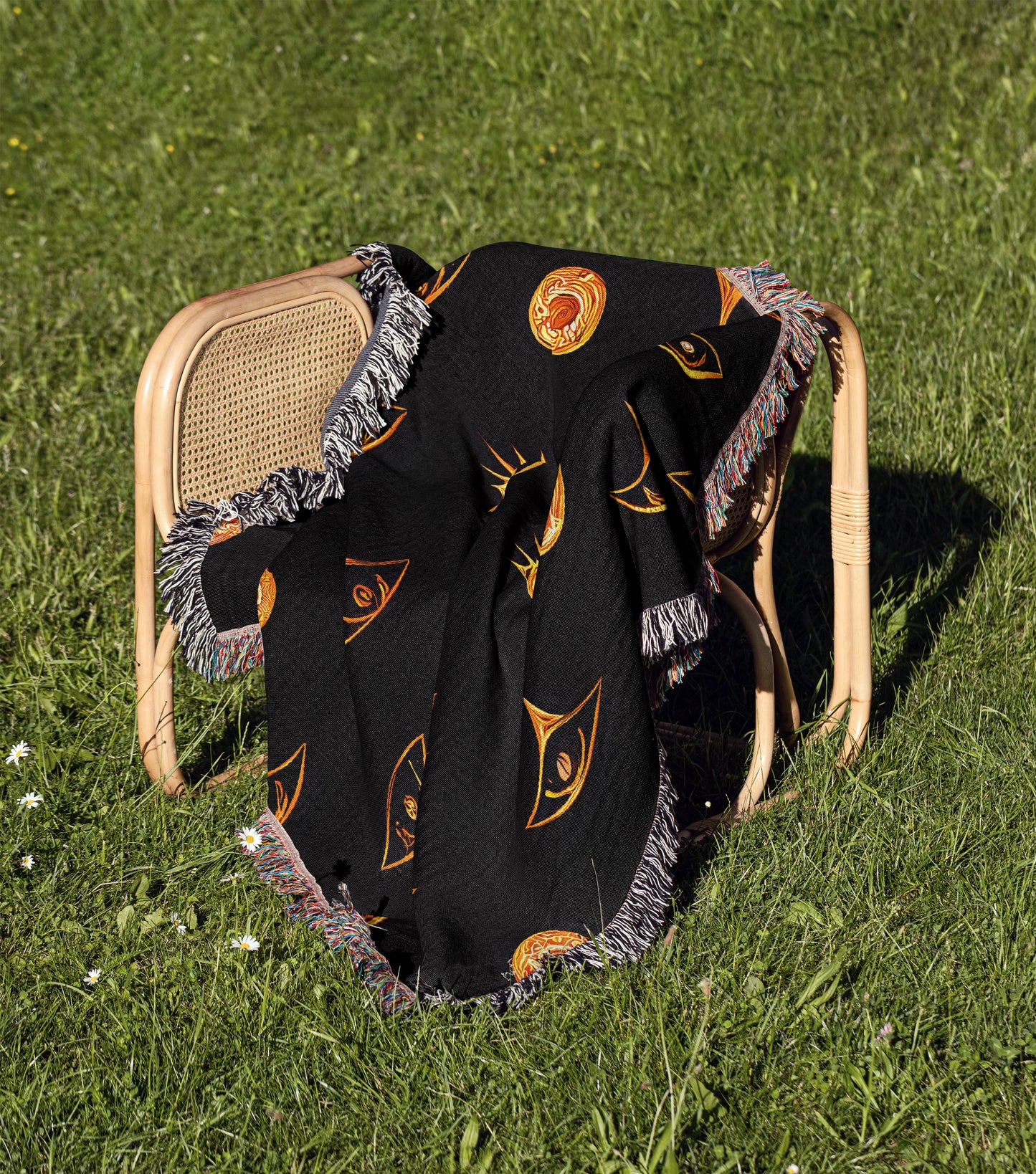 Magic Eye Woven Throw Blanket