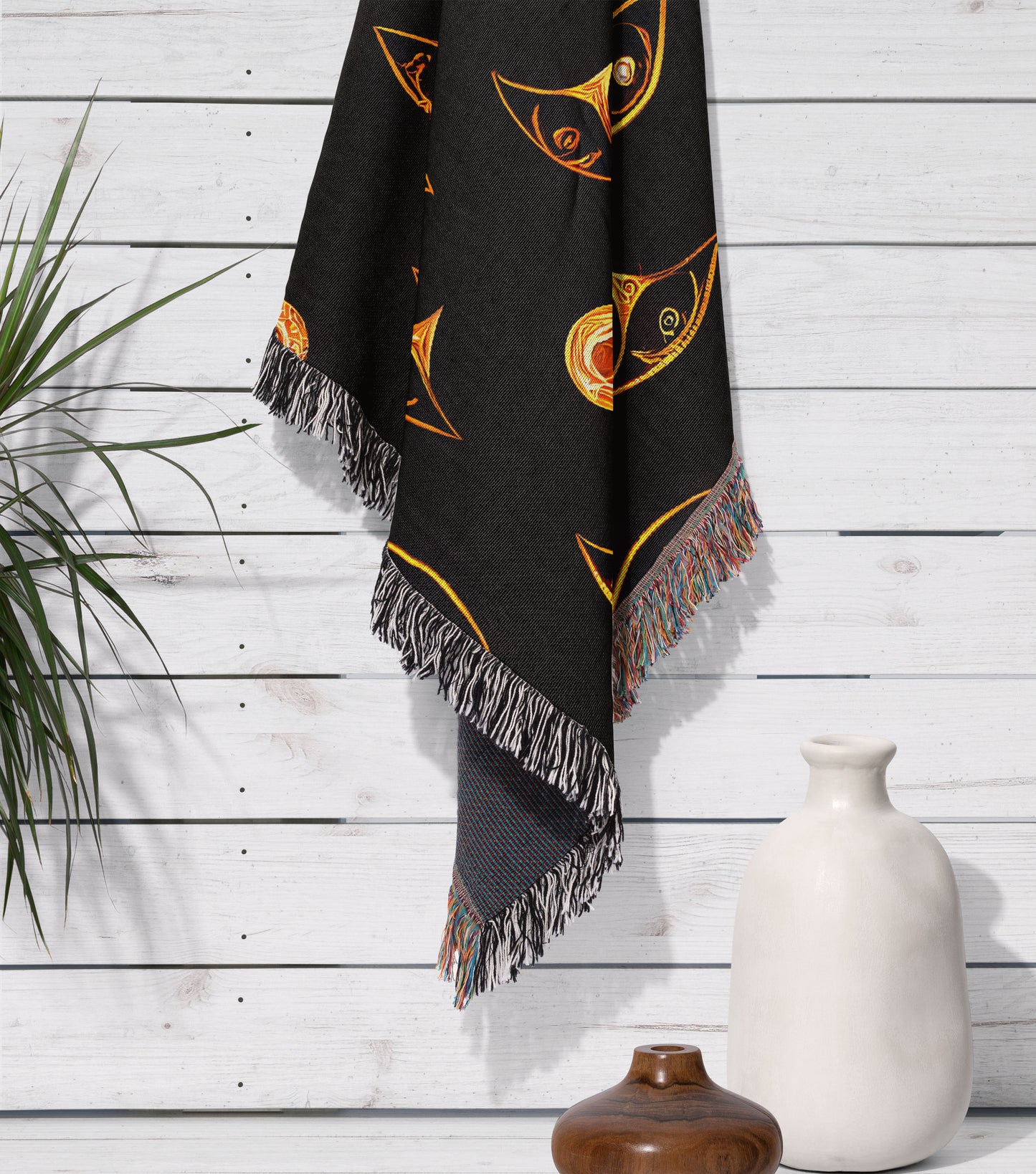 Magic Eye Woven Throw Blanket