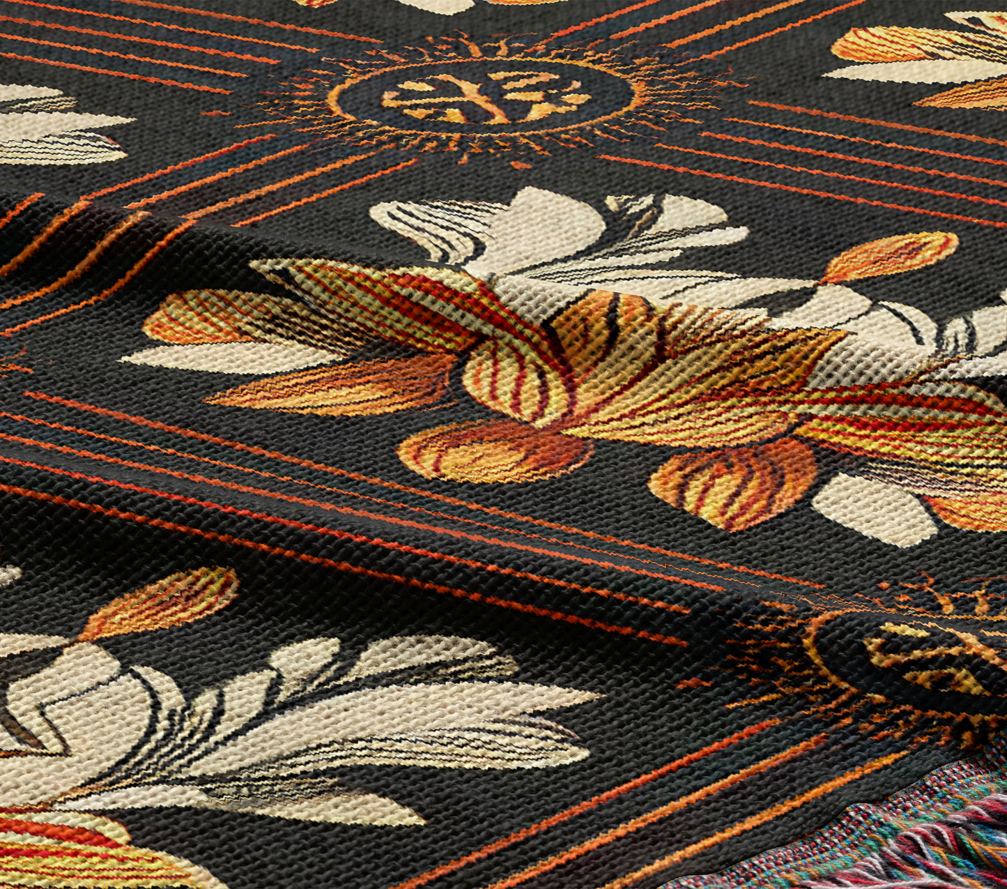 Odyssey Art Nouveau Woven Throw Blanket