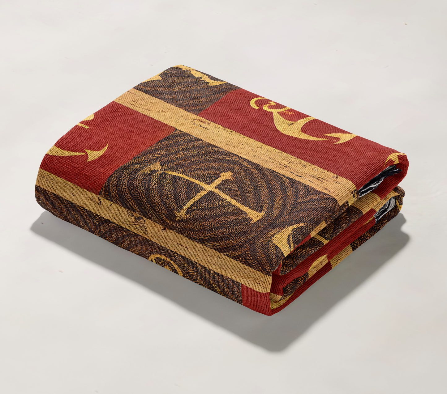 Nautical Stripe Woven Throw Blanket