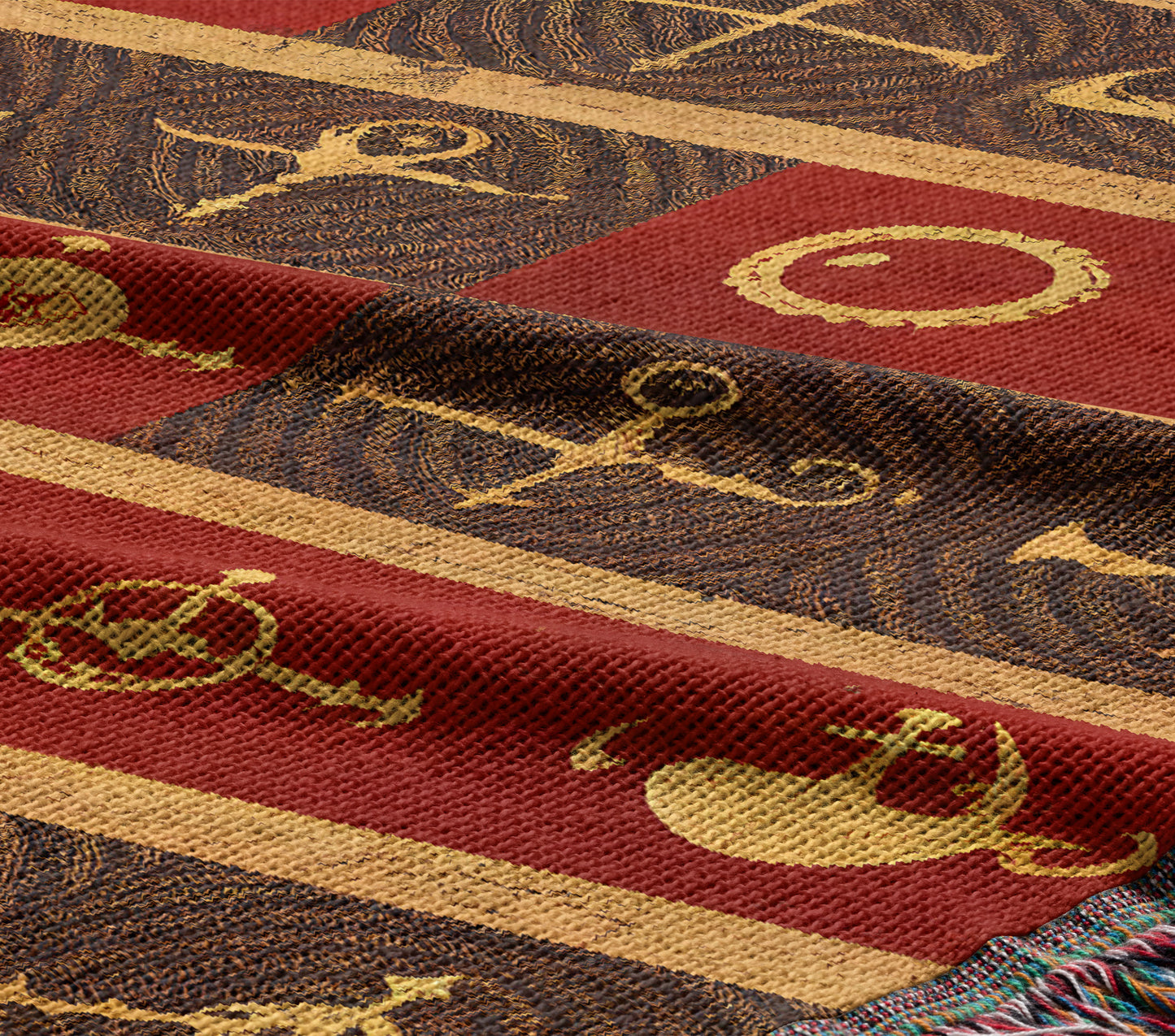 Nautical Stripe Woven Throw Blanket