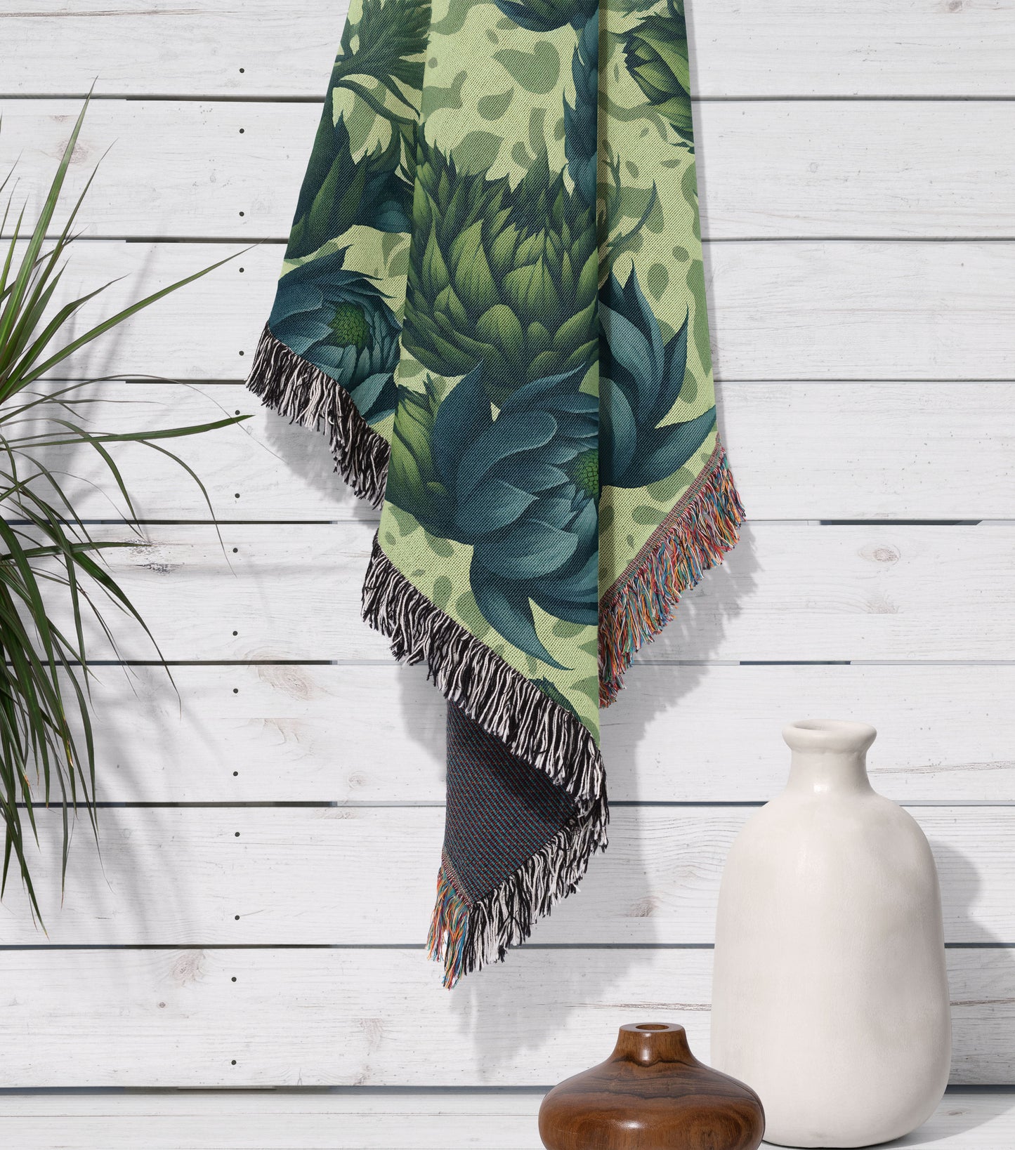 Artichoke Medley Woven Throw Blanket