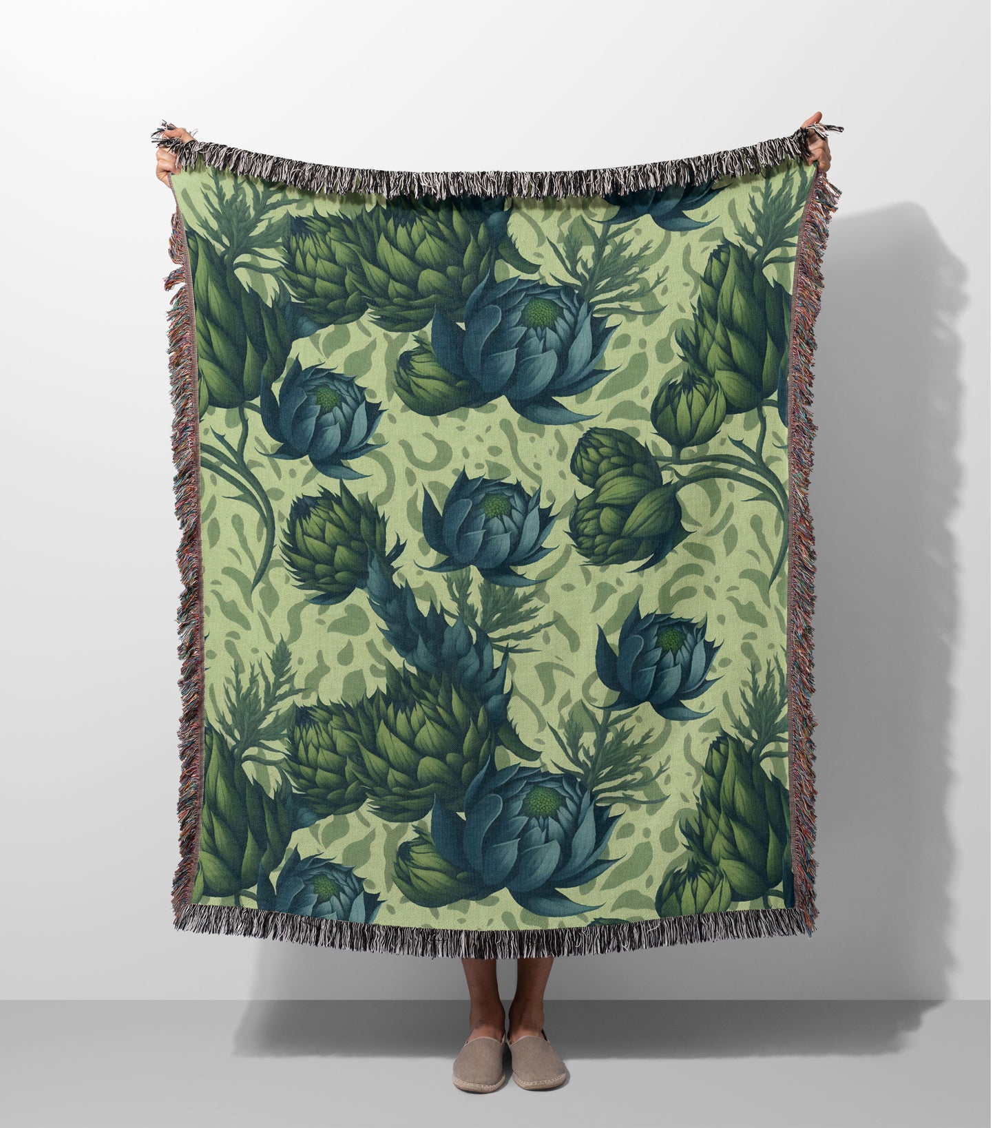 Artichoke Medley Woven Throw Blanket