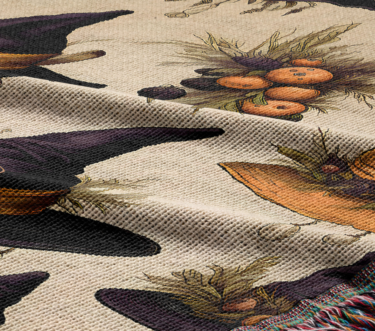 Witch Hat Woven Throw Blanket