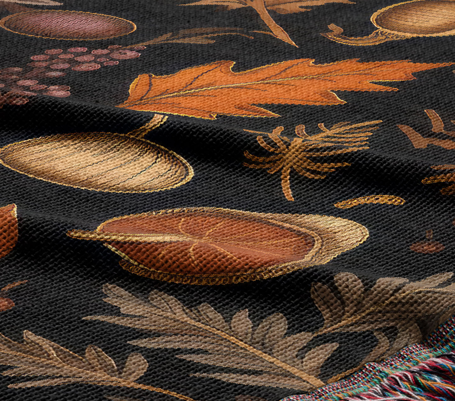 Autumn Woven Throw Blanket