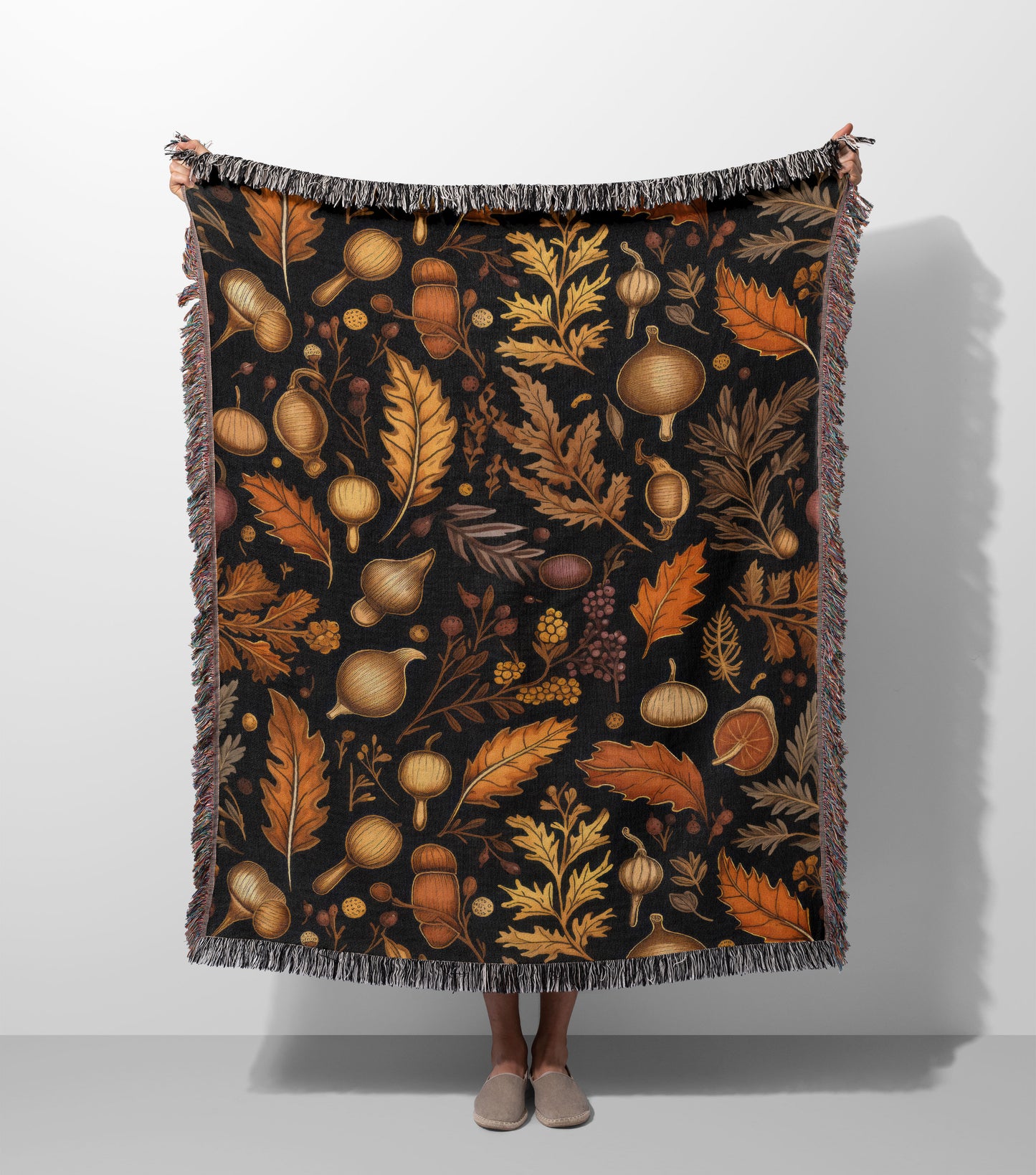 Autumn Woven Throw Blanket