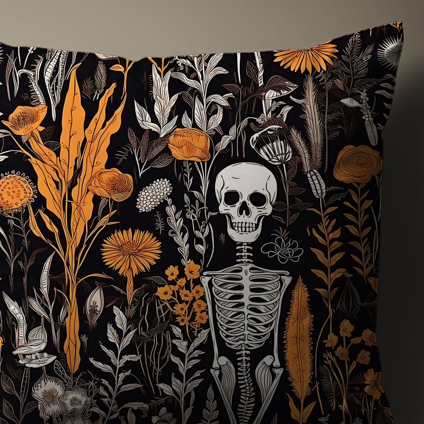 Halloween Harvest Throw Pillow