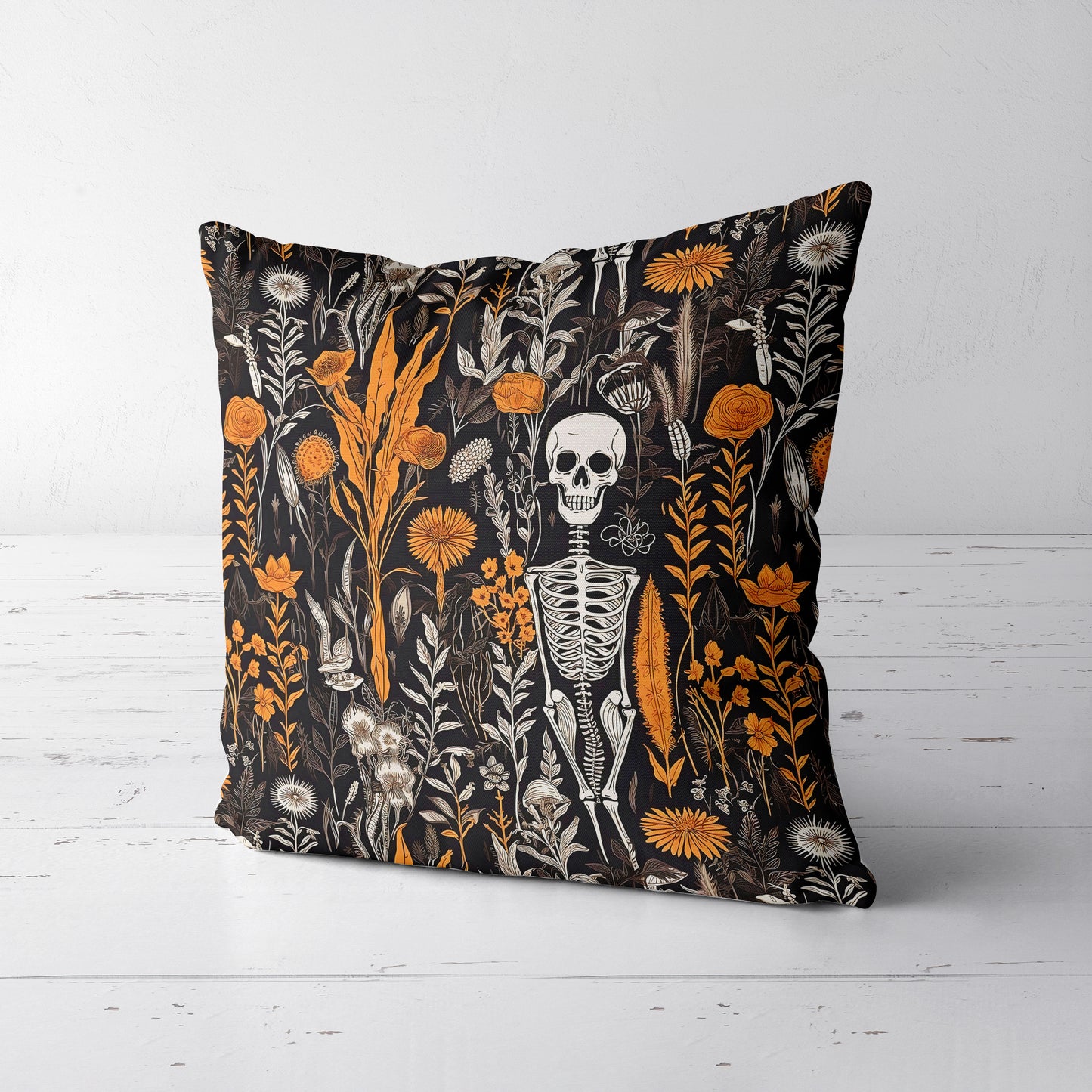Halloween Harvest Throw Pillow
