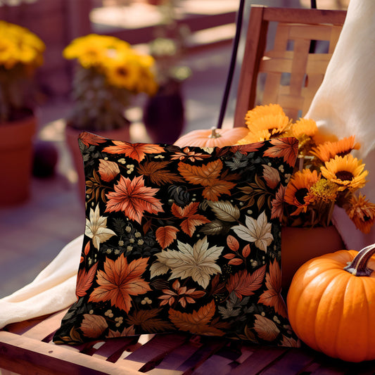 Autumn Leaves Throw Pillow